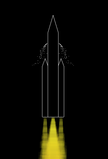 Rocket with thrusters controled using Lua